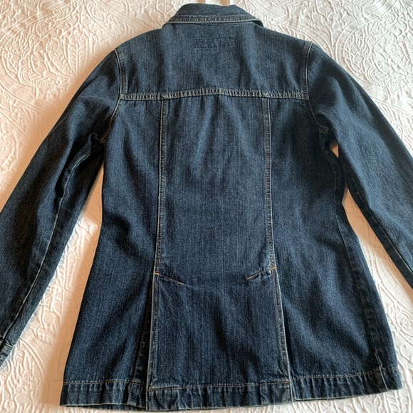 COPY - Military Style Denim Blazer - Picture 2 of 2